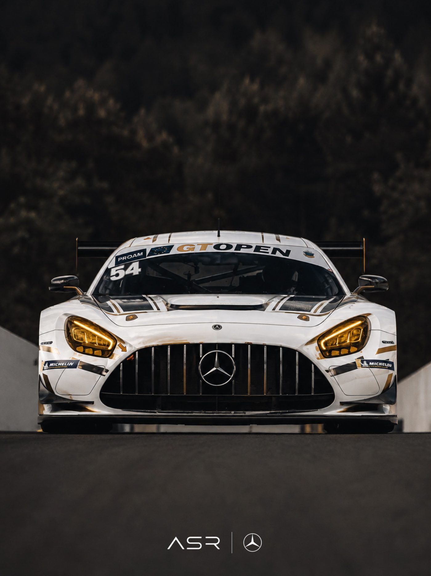 ASR Motorsport Mercedes-AMG GT3 on track
