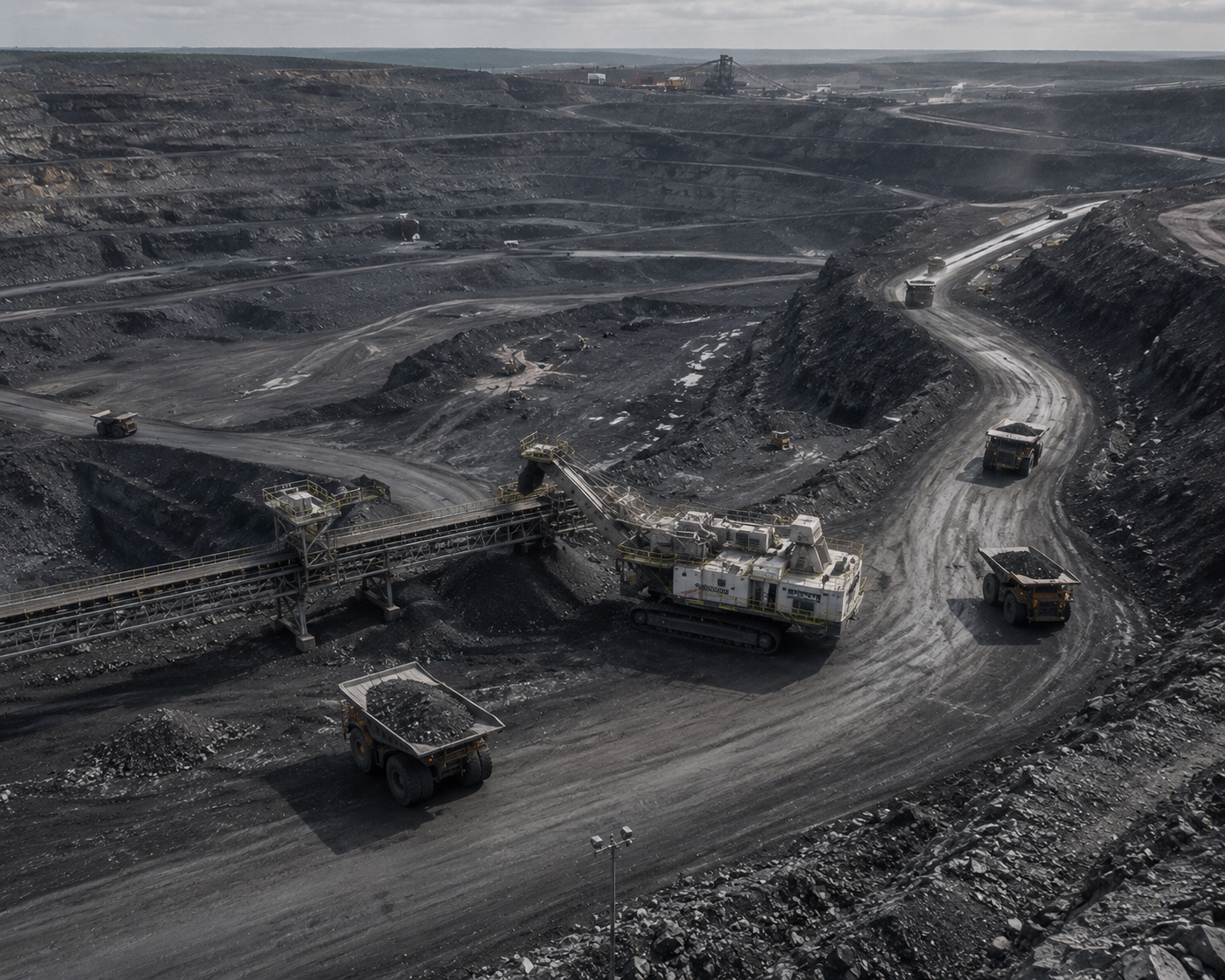 Open-pit mining operation